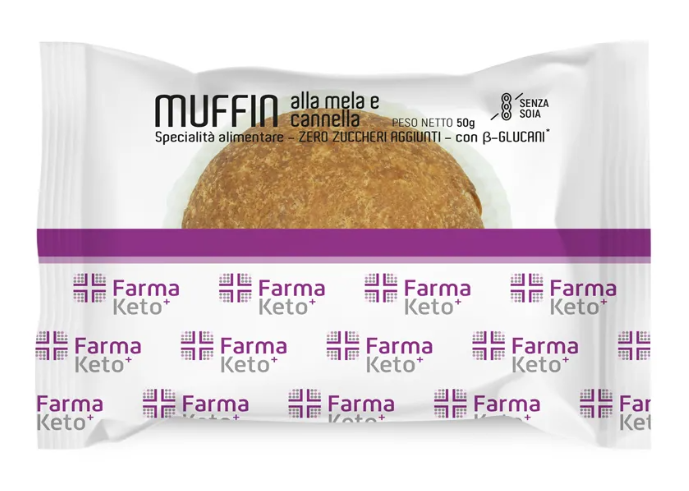 Farmaketo Muffin Mela e Cannella 50 g